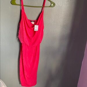 Dynamite Coral Mini Dress